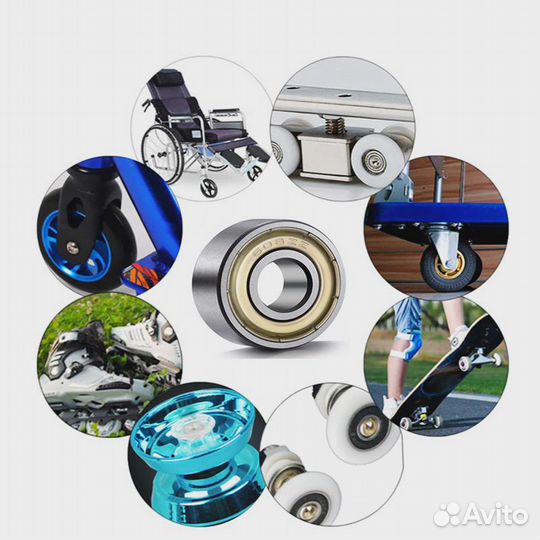 Подшипник 688ZZ радиальный (8*16*5 мм)