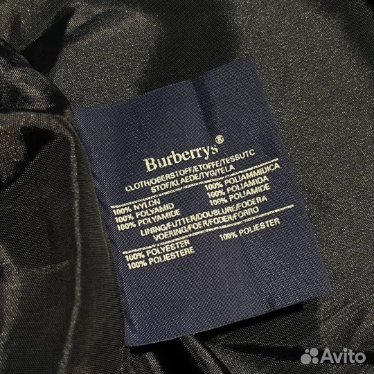 Burberry’s Light Blue Zip Jacket 90s’ оригинал