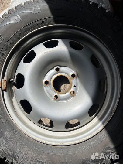 Штампованные диски r16 Renault/Nissan