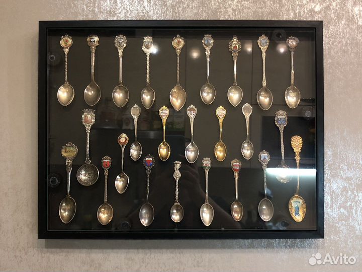 Винтаж. Чайные ложки из разных уголков Швейцарии