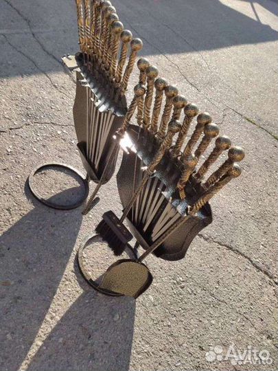 Герб России, вдв подставка для шампуров