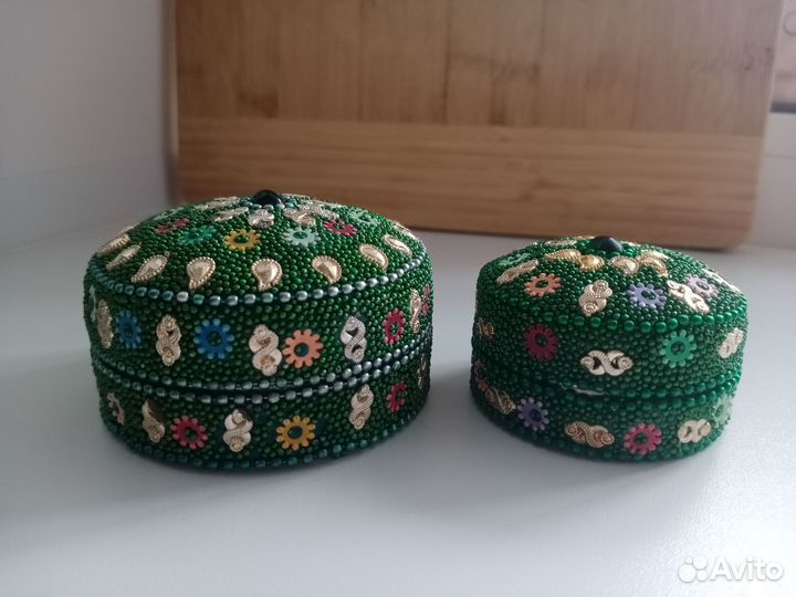 Шкатулка-матрешка. Две штуки. Новые