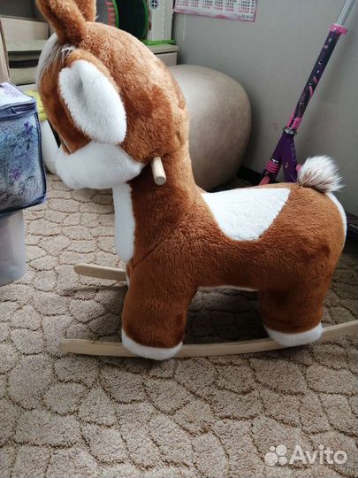 Детская лошадка качалка