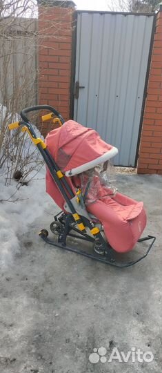 Санки коляска Ника 7 3
