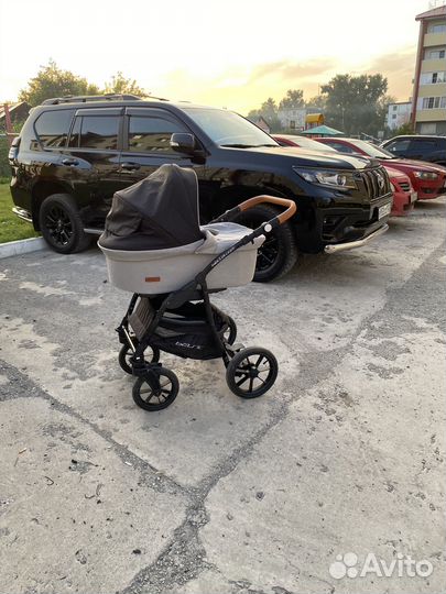Коляска Riko Basic Bella Lux 2 в 1 серая