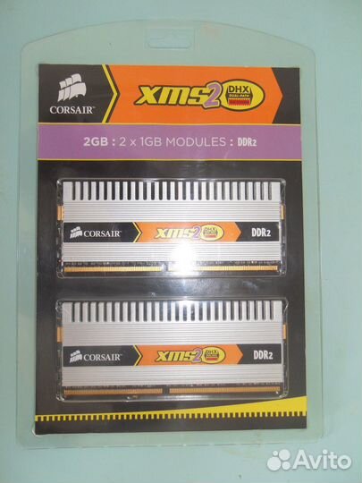 Оперативная память 2x1GB DDR2