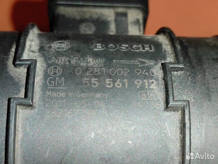 Расходомер (датчик дмрв) Opel Astra P10 A17DTJ