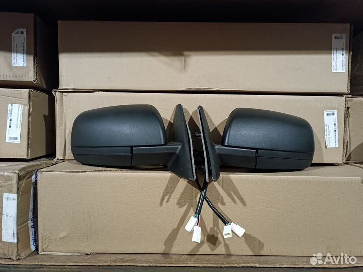 Зеркала лада приора - ваз 2110 матовые (лопухи)