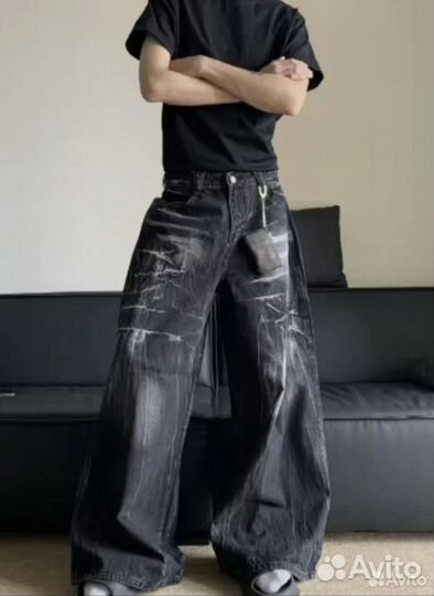 Balenciaga archive джинсы черные