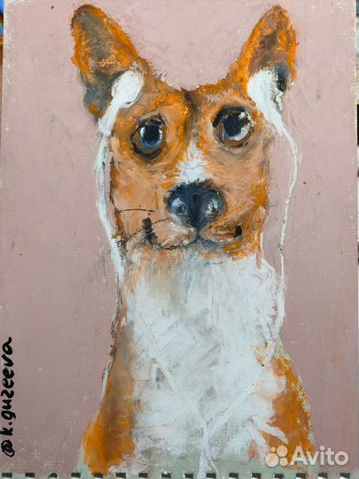 Картина Песик меломан