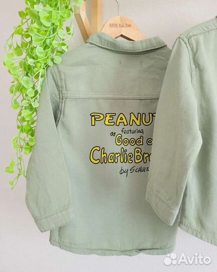 Джинсовая рубашка zara на мальчика