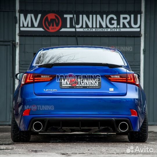 Диффузор на Lexus IS 250 3(III) без стоп сигнала