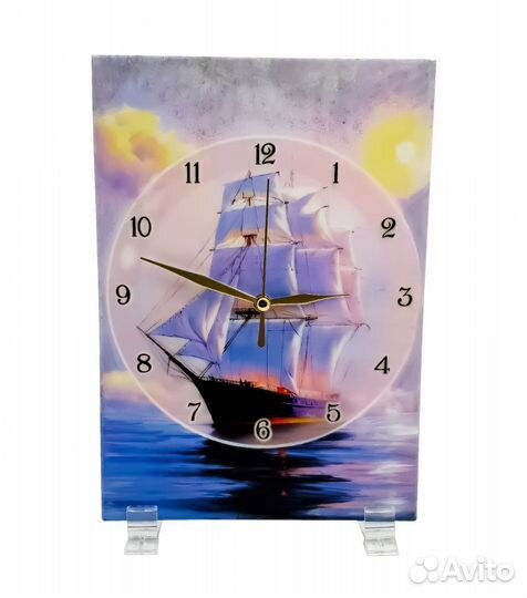 Декоративные часы парусник 4