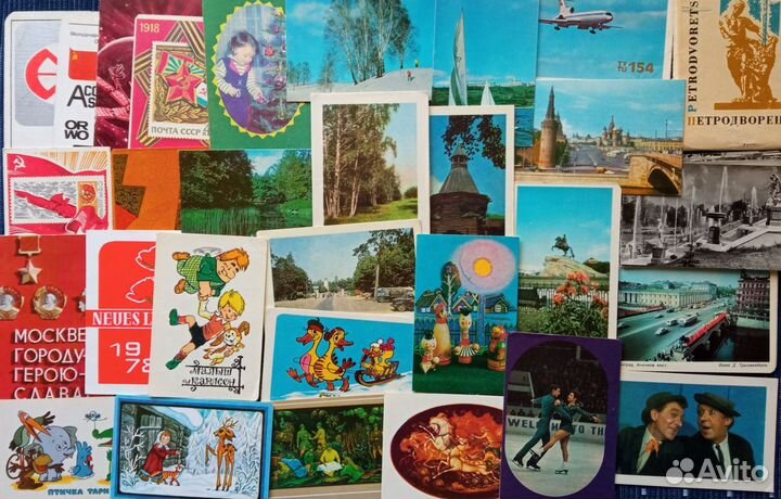 Календарики из 1970-х Открытки
