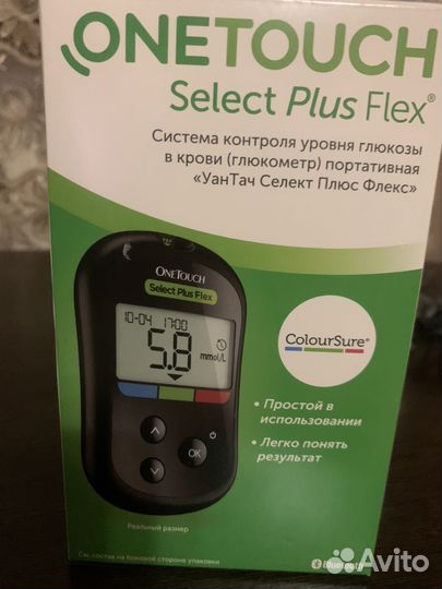 Глюкометр one touch select plus