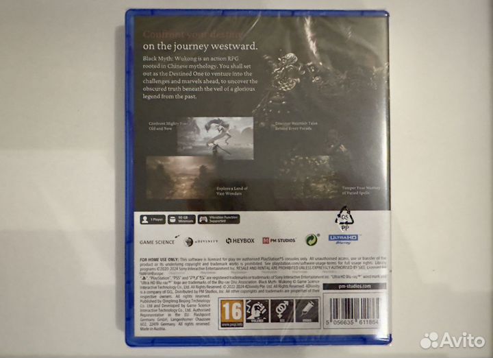 Black myth wukong ps5 диск новый