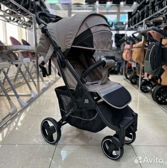 Коляска baballo Future 3023 (Grey black)
