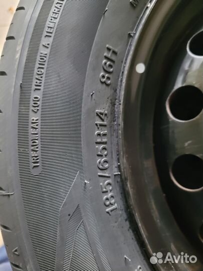 Комплект новых летних колес размер тойота R14