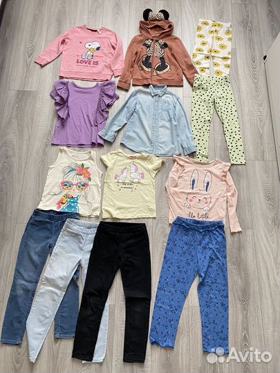 Вещи пакетом на девочку 122