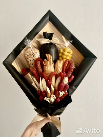 Съедобные букеты мужские