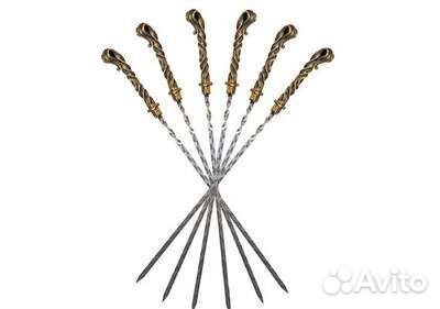 Кованые шампуры, Нож-вилка