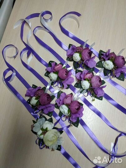 Бутоньерка для жениха и свидетеля