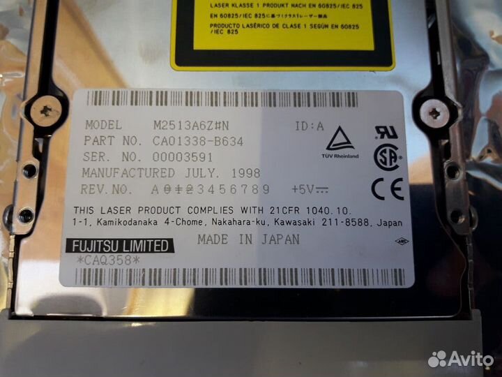 Привод (дисковод) магнитооптических дисков Fujitsu
