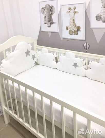 Бортики в кроватку детскую