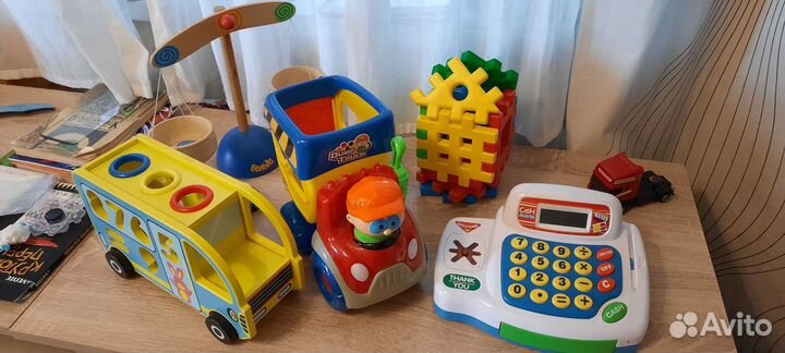 Игрушки пакетом развивающие 1+
