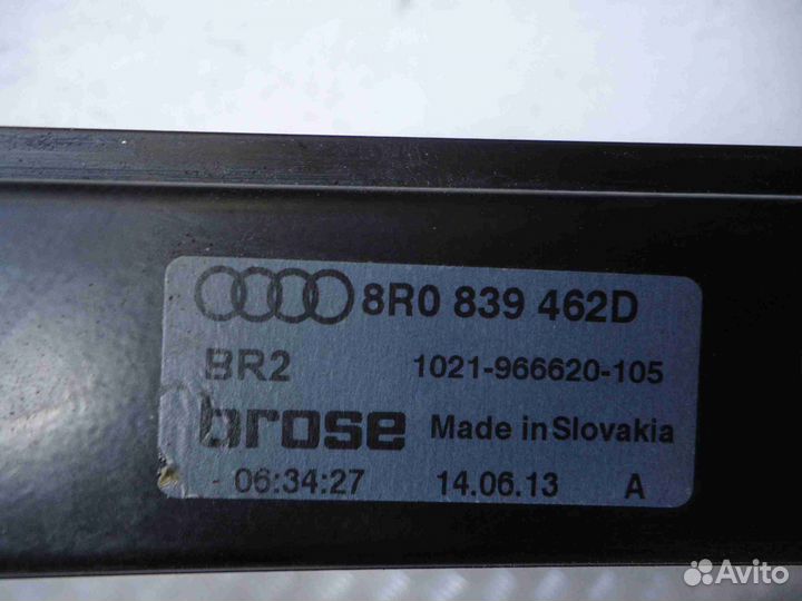 Стеклоподъемник задний правый Audi Q5 8R 8R0839462D