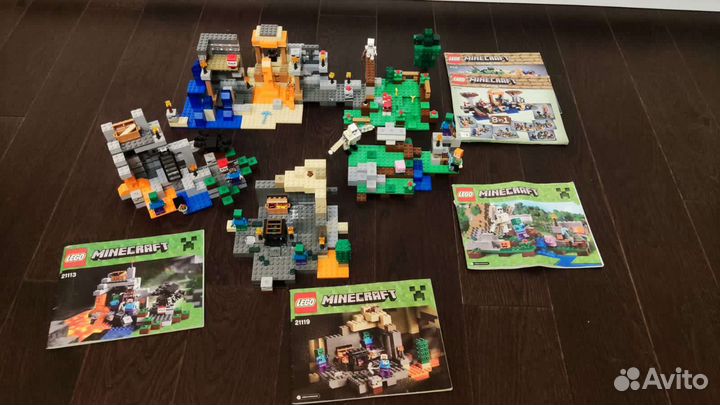 Lego Minecraft 21113, 21116, 21119, 21123