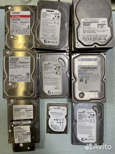Жесткие диски различные
