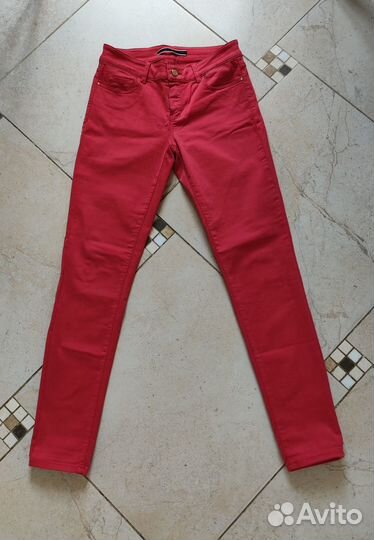 Брюки скинни джинсы massimo dutti р 36