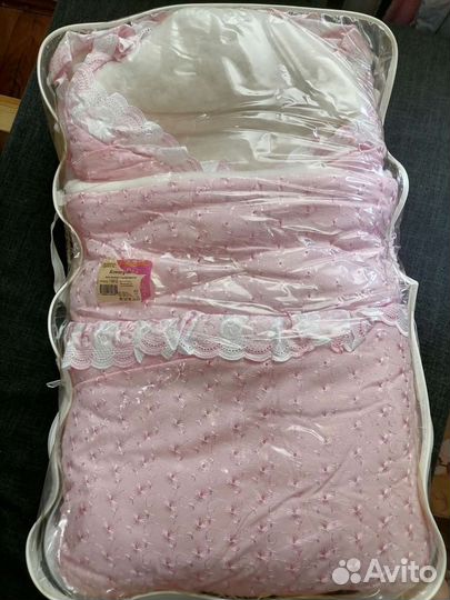 Конверт на выписку зимний для девочки