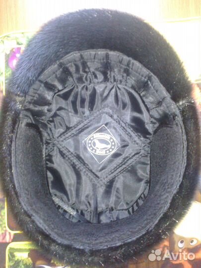 Шапка мужская новая из нерпы 54-56р