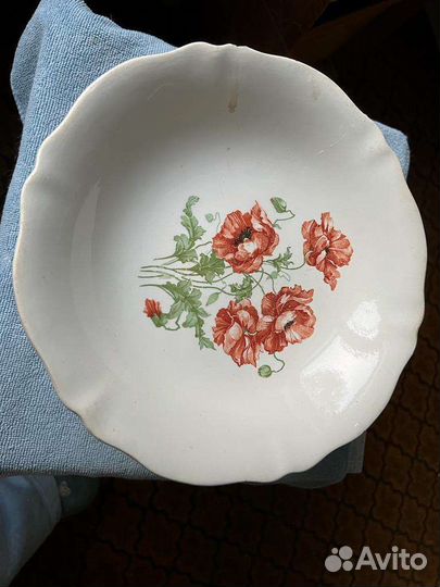 Ваза для фруктов на ножке СССР