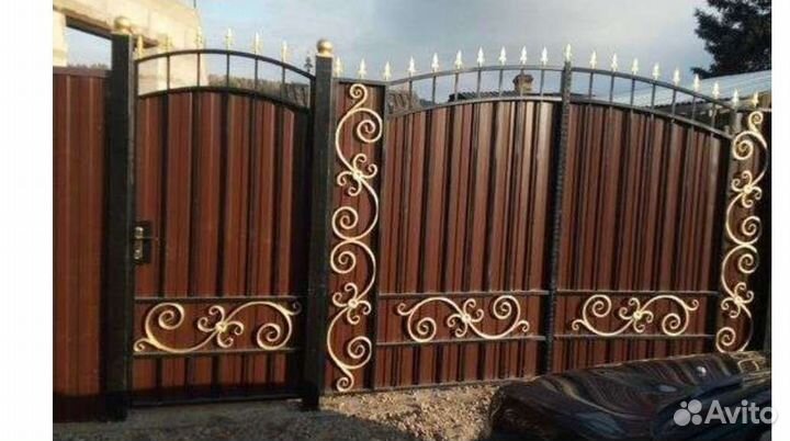 Ворота кованые #16.2 Каркас ворот