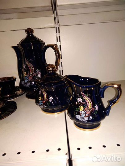 Сервиз кофейный Doganay Ceramic. Фарфор. На 6 перс