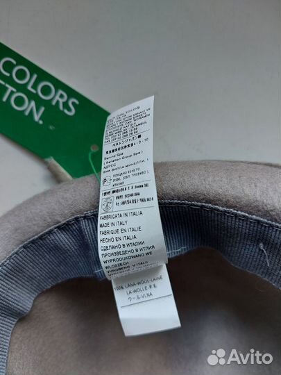 Шляпа женская новая benetton шерсть Италия