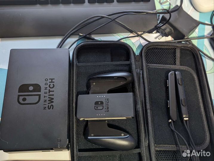 Nintendo switch rev 1 + игры + SD 256gb