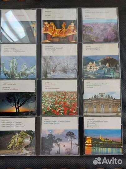 Набор классика на CD Sony made in Japan 12 штук