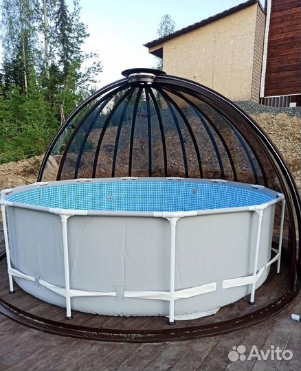 Павильон для бассейна. Купол для бассейна