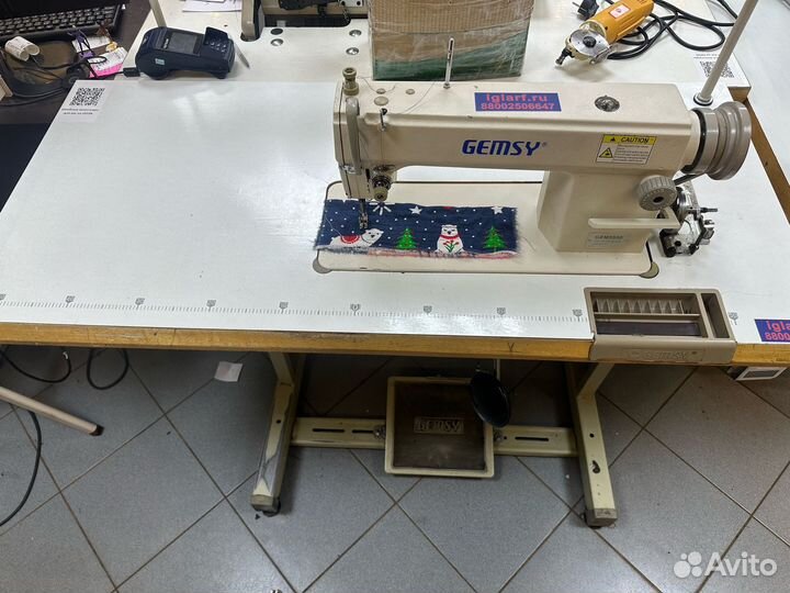 Промышленная прямострочная машина Gemsy 5550 Б/У