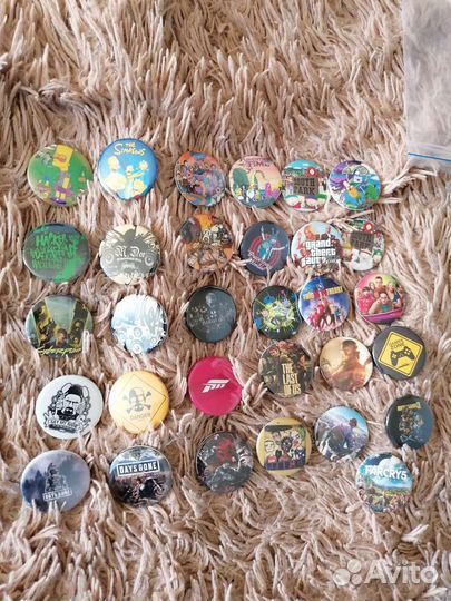 Значки по теме видеоигры и поп культура