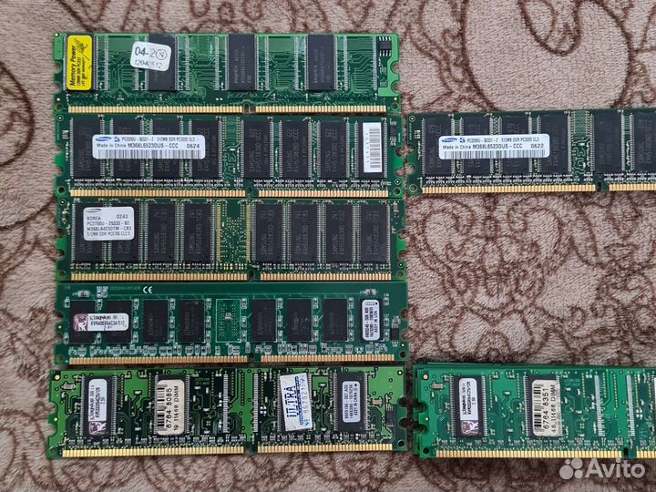 Оперативная память ddr2, ddr, sdram