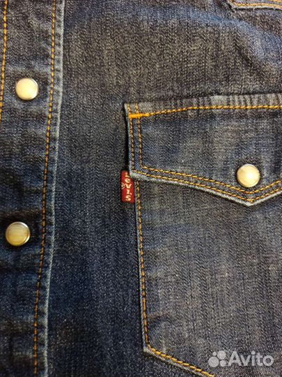 Джинсовые рубашка Levels S