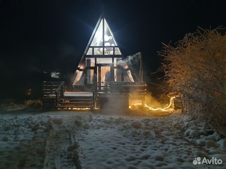 Дом А фрейм Лето