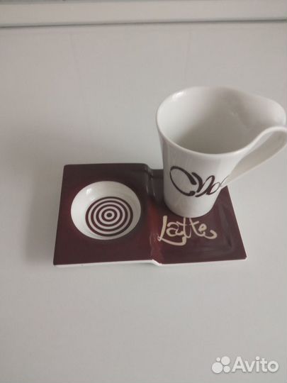 Фарфоровая кофейная пара