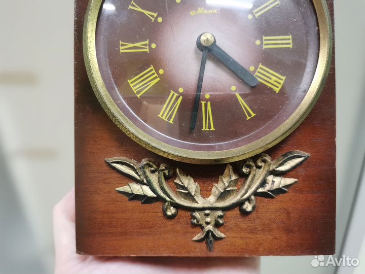 Часы каминные настольные механика Маяк СССР