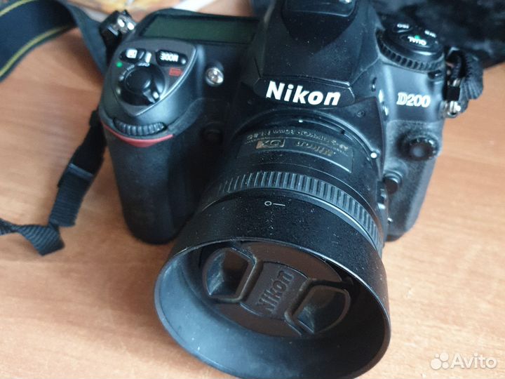 Зеркальный фотоаппарат nikon d200 с объективами